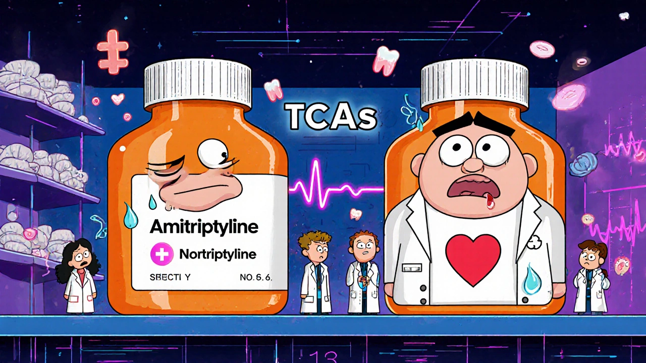 Tricyclic Antidepressant Side Effects: Amitriptyline, Nortriptyline, and Other TCAs Explained