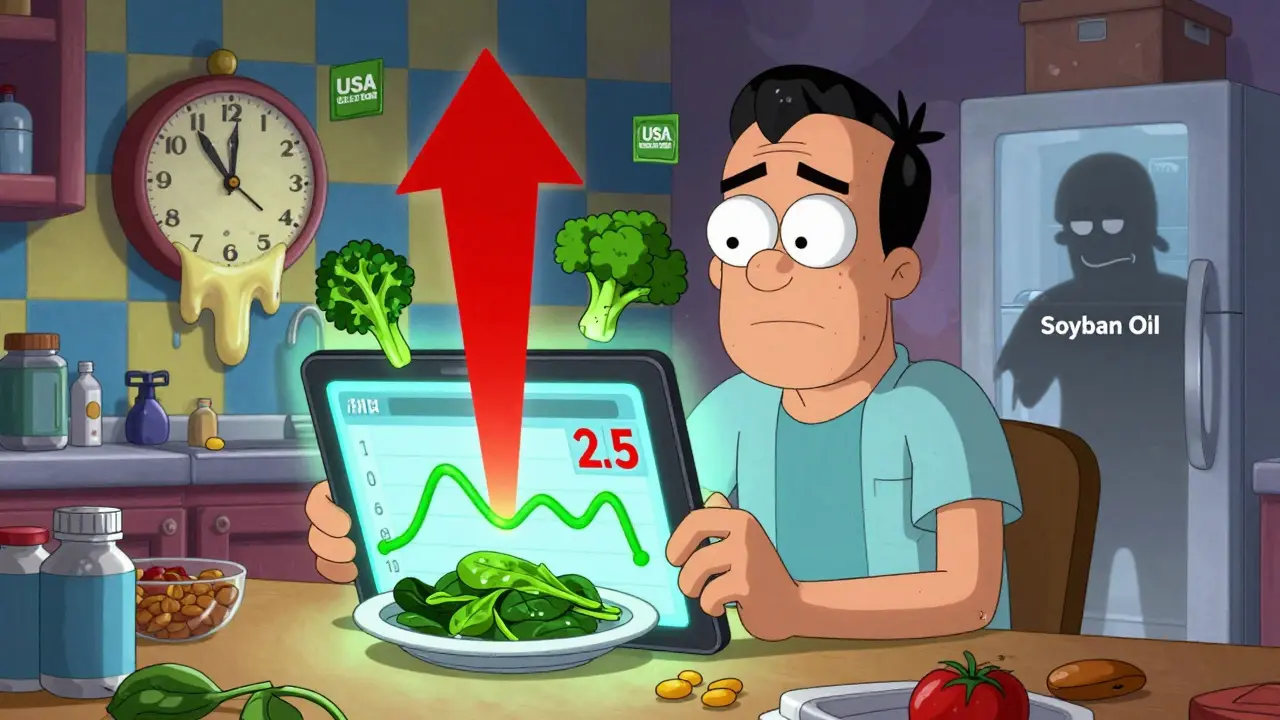 Using Food Diaries on Warfarin: Tracking Vitamin K for Safety