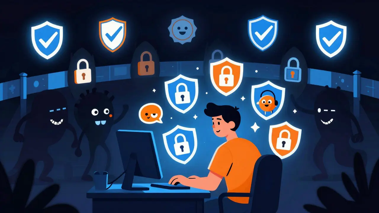 Illustration of safe online medication purchase verification