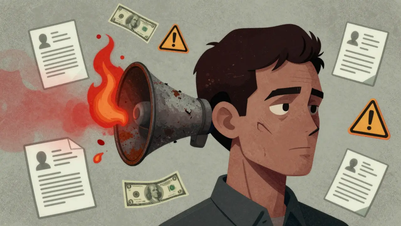 Illustration of hearing loss and legal risks